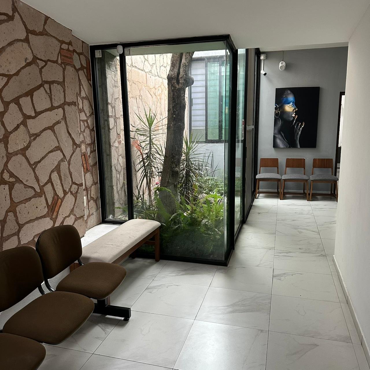 Sala de espera del consultorio
